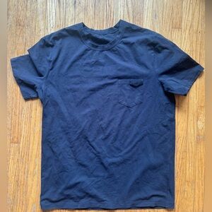 Navy Blue Short Sleeve Pocket T-Shirt